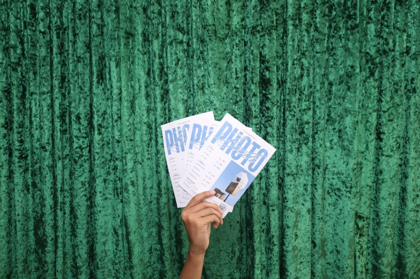 Emerald backdrop