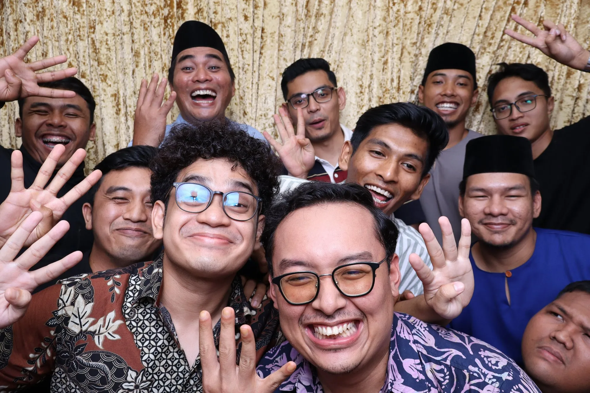Kenangan photobooth rumah terbuka hari raya Rumah Terbuka Adam & Efiza di KotaSAS, Kuantan