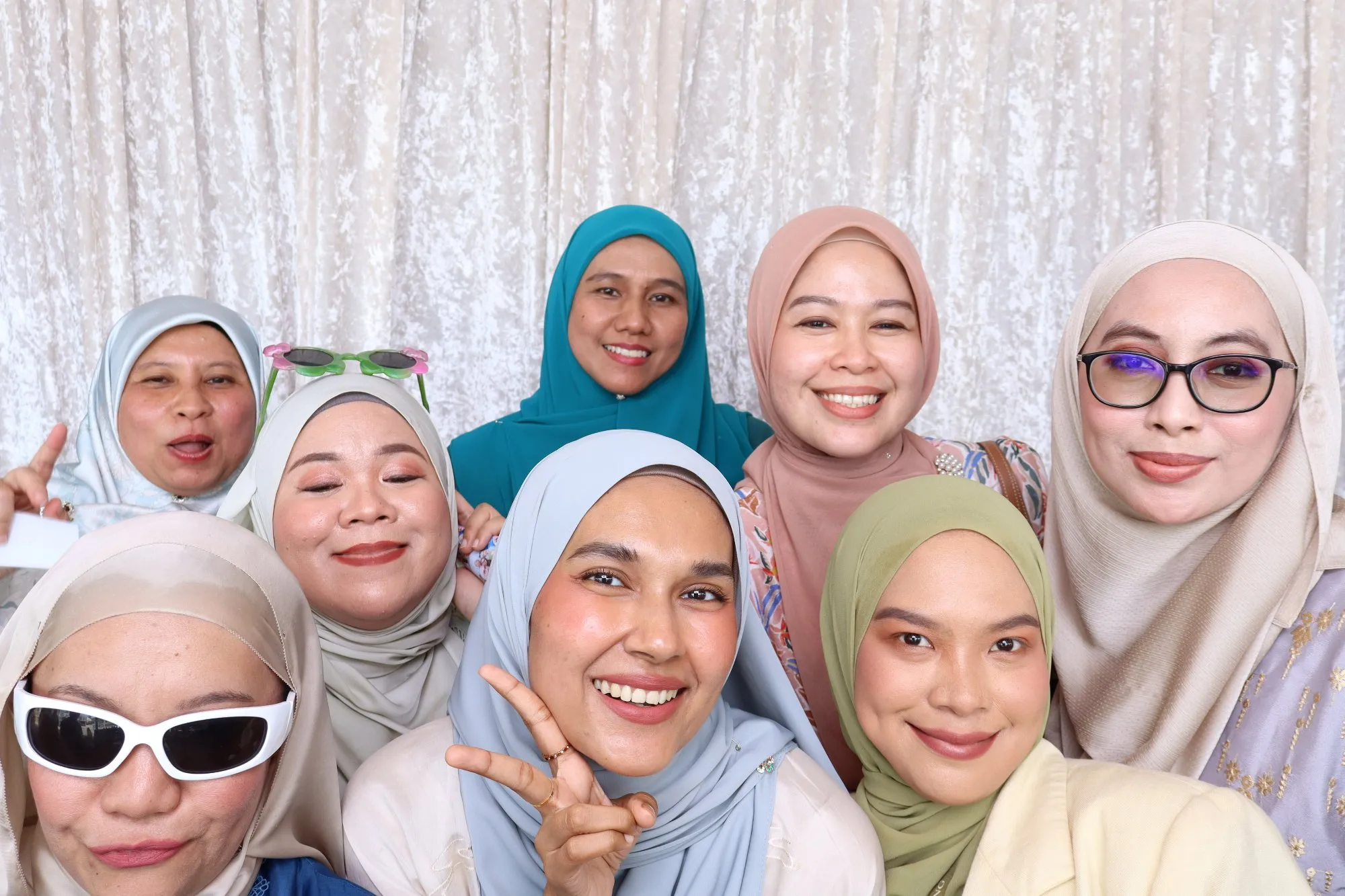 Kenangan photobooth rumah terbuka hari raya Rumah Terbuka Hari Raya SSP di The Bayu Weddings and Events, Kuantan