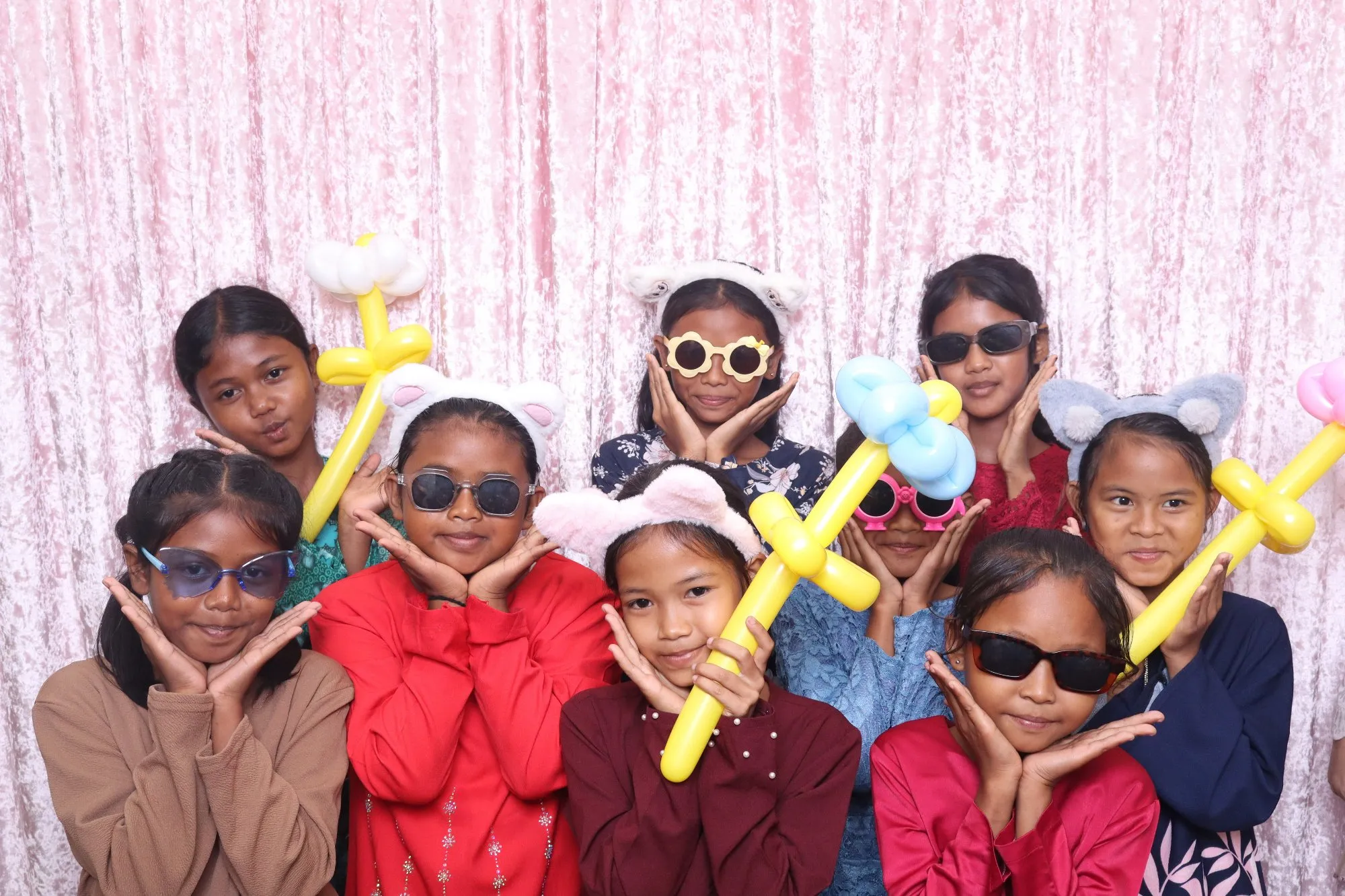 Kenangan photobooth rumah terbuka hari raya Raikan Bersama Kelab Rekreasi CIMB Malaysia di Ancasa Royale, Pekan