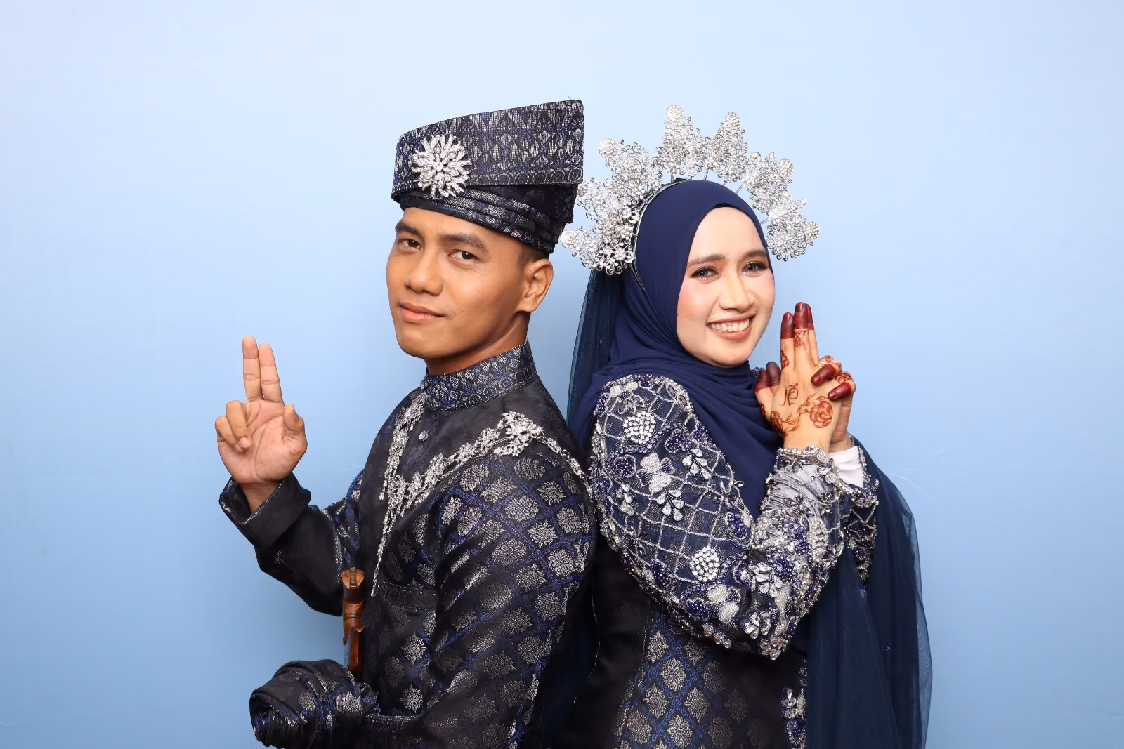 Design photostrip Flora, YM Tuan Nadia & Kapt Qayum